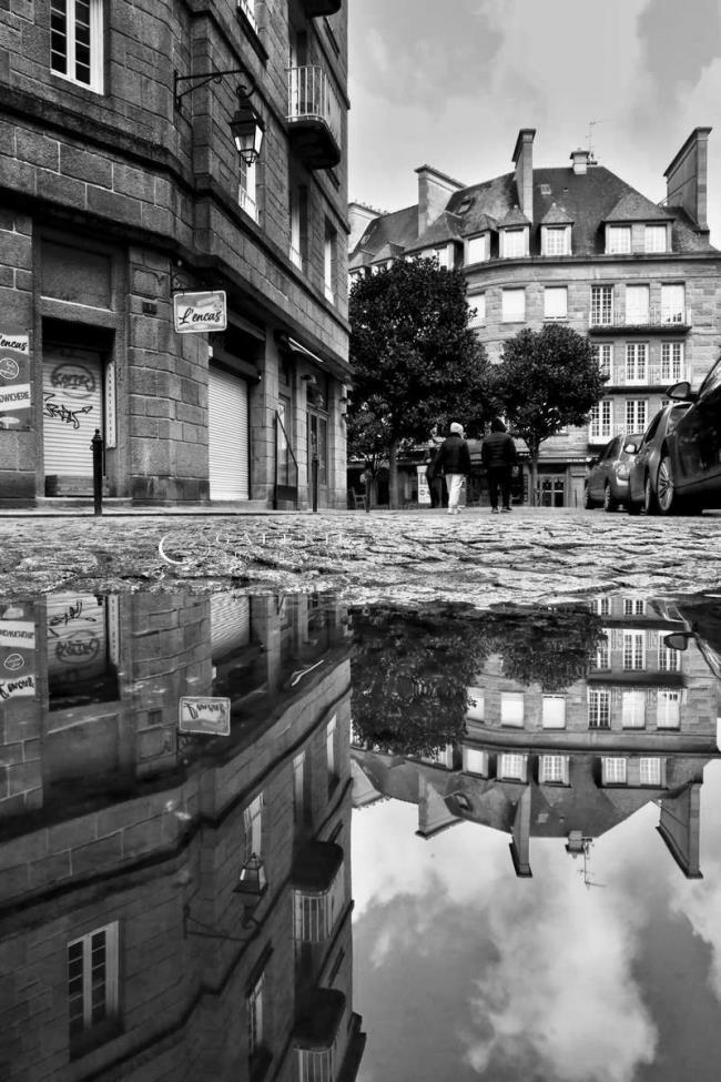 réflection urbaine - Saint Malo - Photographie Photographies par thématiques Galerie Sébastien Luce