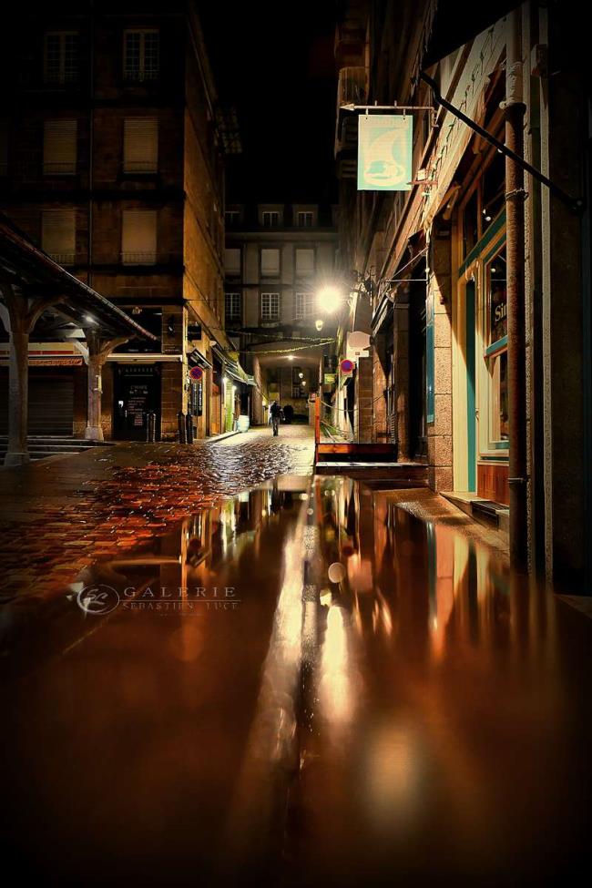 Lumières d intra-muros - saint malo - Photographie Photographies d'art en édition limitée Galerie Sébastien Luce