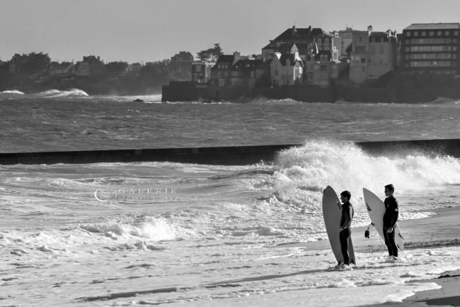 on the beach - Saint Malo - Photographie Photographies par thématiques Galerie Sébastien Luce