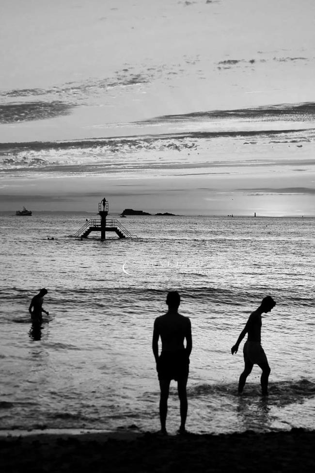 les enfants de la mer - st malo - Photographie Photographies d'art en édition limitée Galerie Sébastien Luce