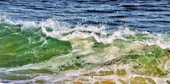 vague émeraude - Saint Malo - Photographie Photographies par thématiques Galerie Sébastien Luce