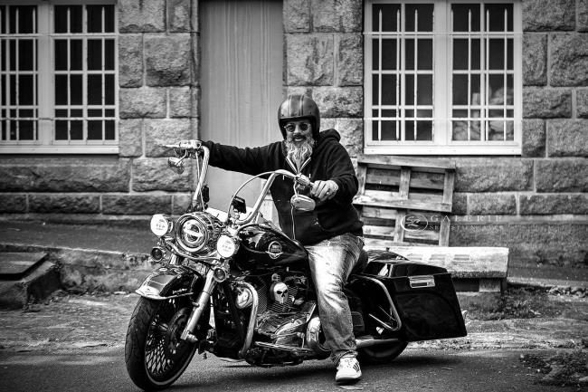 HD BIKER - SAINT MALO - Photographie Photographies par thématiques Galerie Sébastien Luce