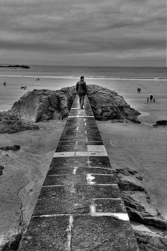 Plage de la Hoguette - Saint Malo - Photographie Photographies par thématiques Galerie Sébastien Luce