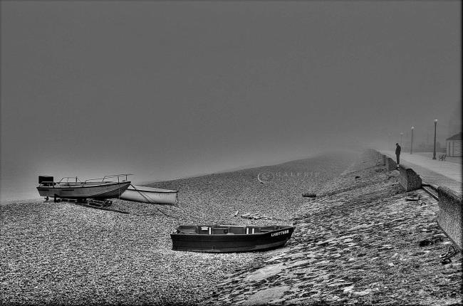 fog - Etretat - Photographie Photographies d'art en édition limitée Galerie Sébastien Luce