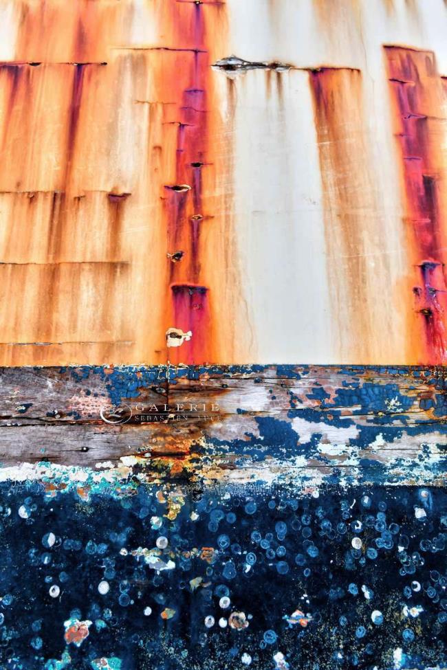 rouille de mer - Photographie Photographies d'art en édition limitée Galerie Sébastien Luce