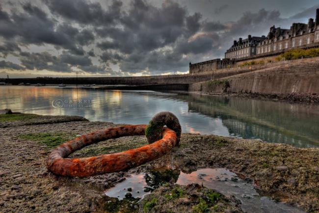Anneau d amarrage - st malo  - Photographie Photographies par thématiques Galerie Sébastien Luce