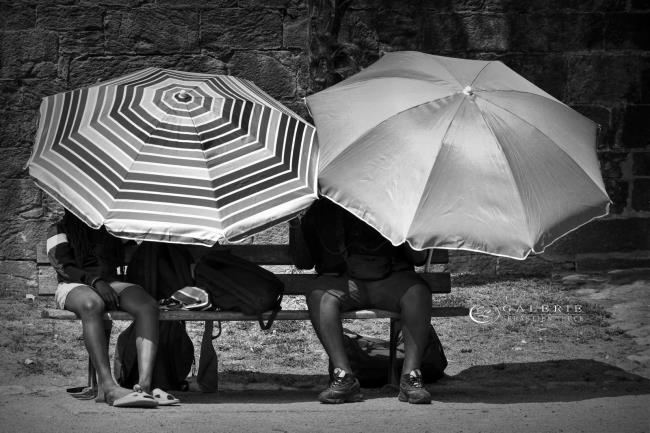 Parasols malouin - Photographie Photographies par thématiques Galerie Sébastien Luce